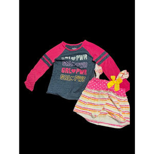 2 Girl shirt lot 2T and 3T